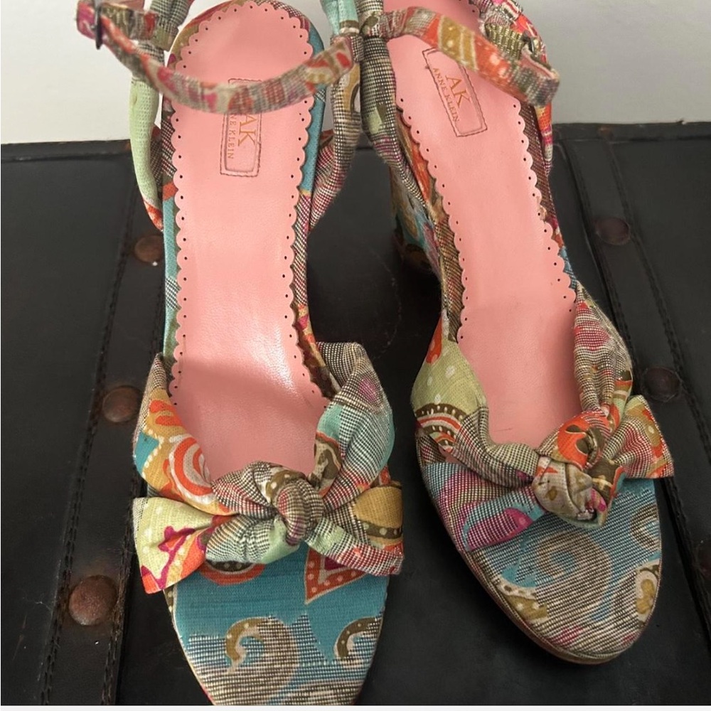 Anne Klein Multicolor Patterned Sandals - image 4
